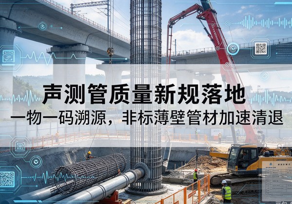 达坂城声测管质量新规落地，一物一码溯源，非标薄壁管材加速清退